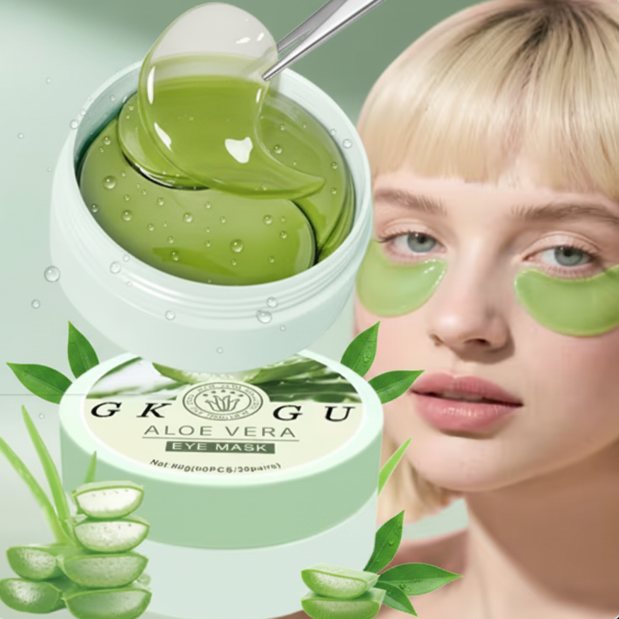 Aloe Vera Eye Mask Front View
