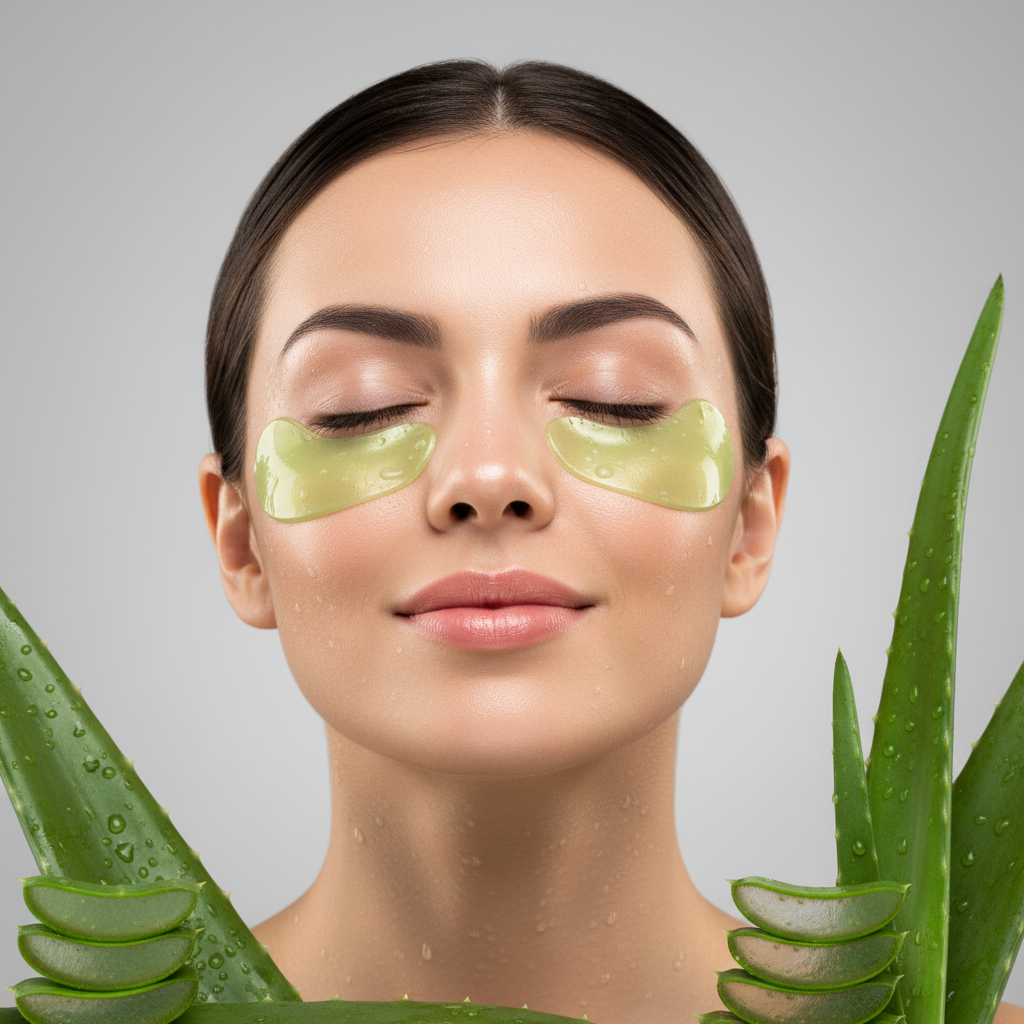 Aloe Vera Eye Mask Lifestyle