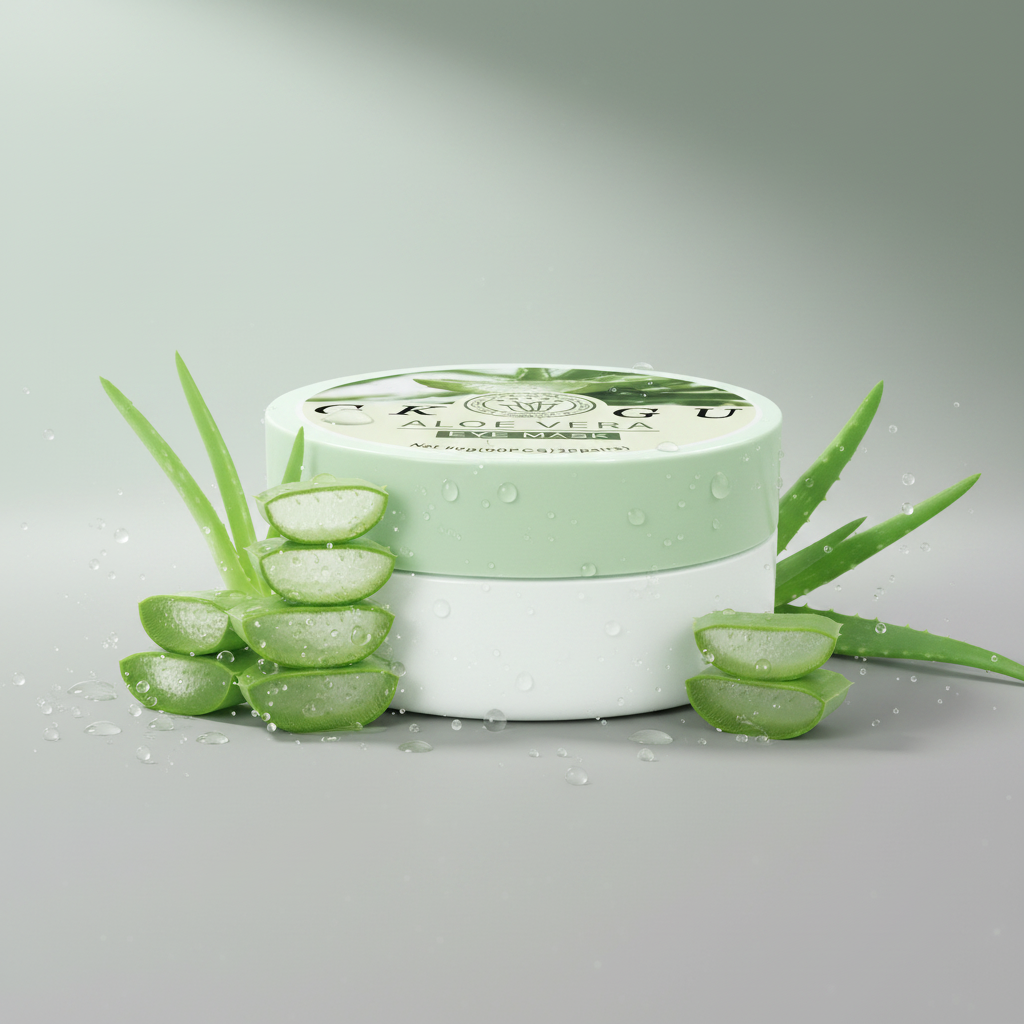 Aloe Vera Eye Mask Side View