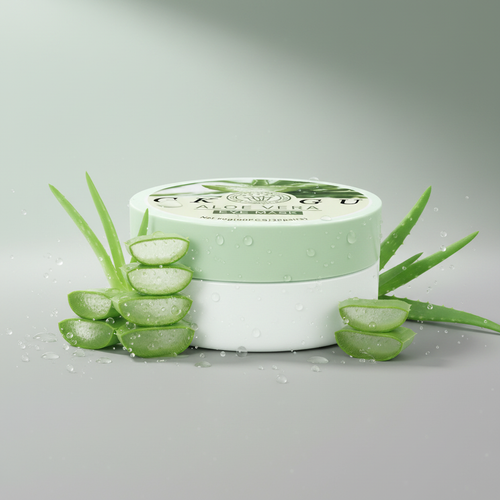 Aloe Vera Eye Mask Side View