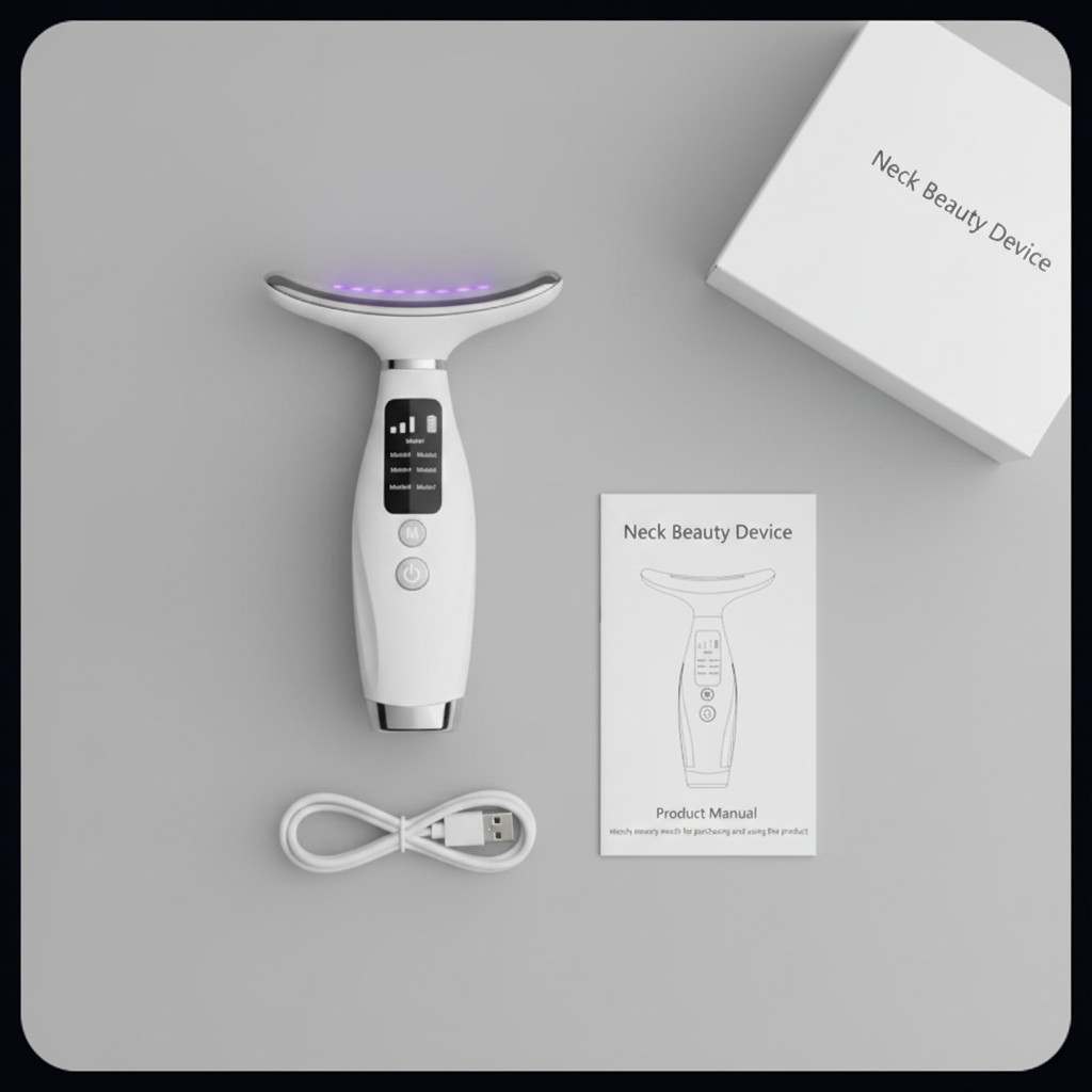 Neck Beauty Device - Flat Lay